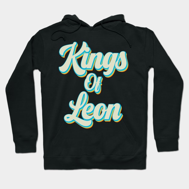 vintage color kings of leon Hoodie by Wizz Ventura